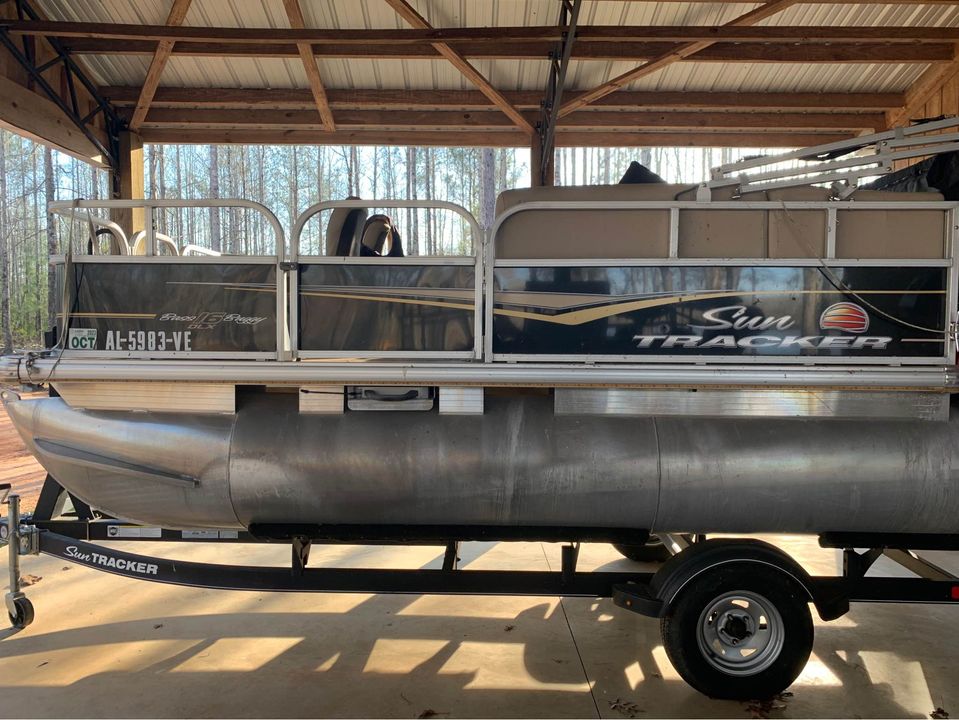 2020 Sun Tracker Pontoon Boat 40hp Mercury – Used Pontoon Boats
