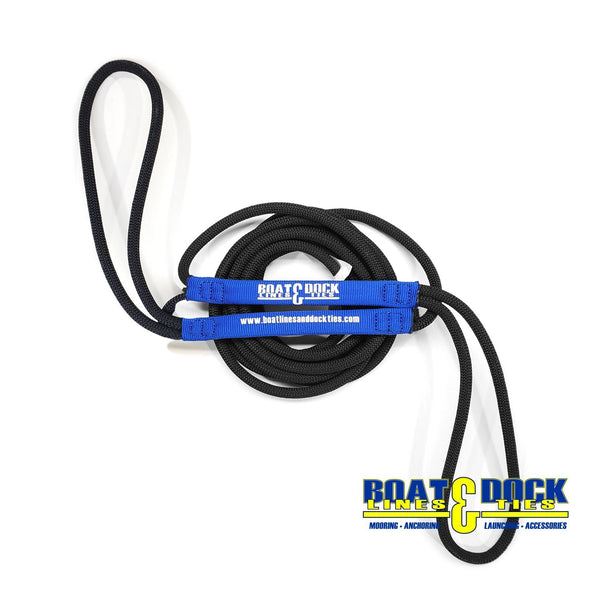 Bungee Boat Rope -15' Boat Rope Line Bungee Cord, Stretches To 30′, Heavy Duty Boat Line, Used for Launching / Retrieving Boats BLD - USA Made