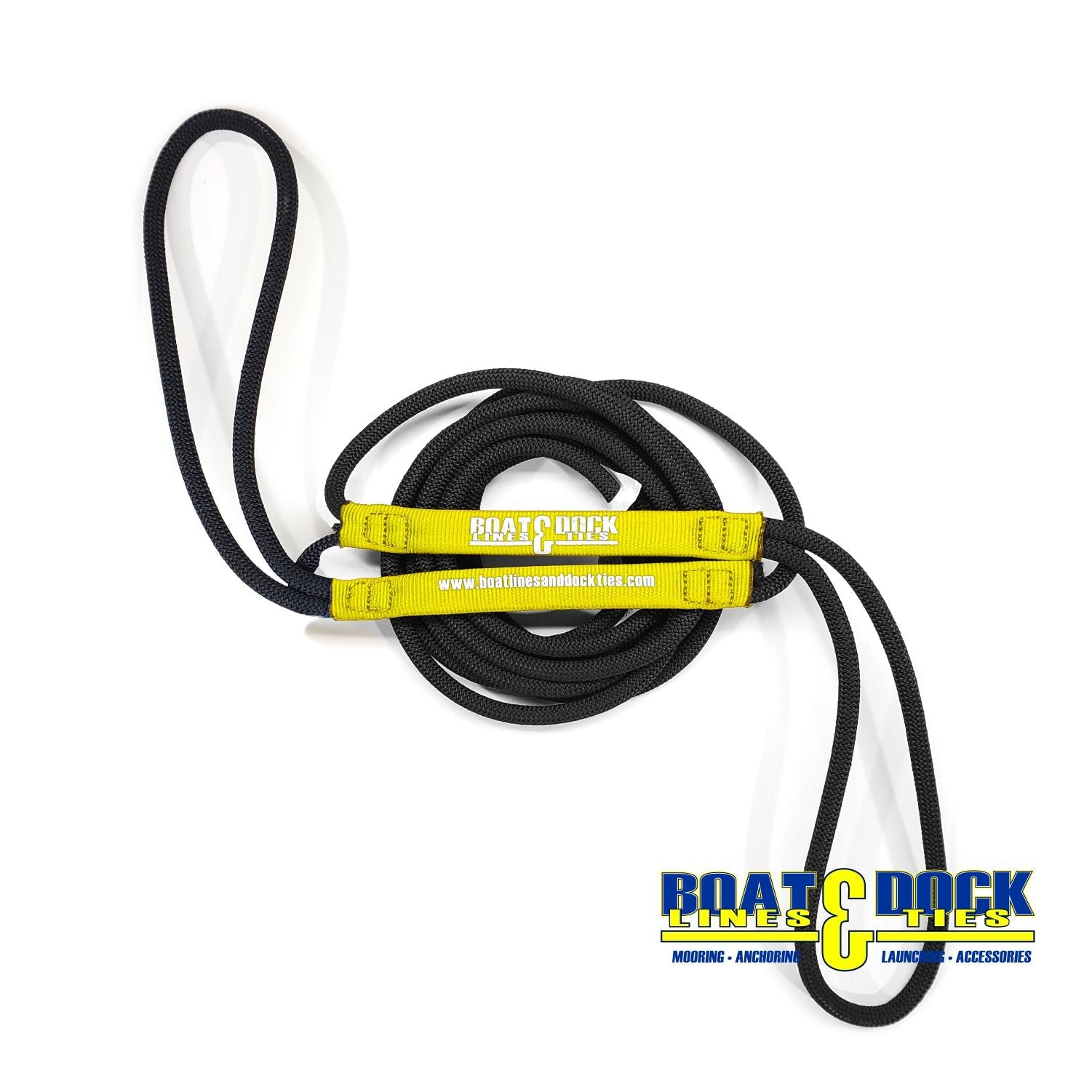 Bungee Boat Rope - 10' Boat Rope Line Bungee Cord, Stretches To 20′, Heavy Duty Boat Line, Used for Launching / Retrieving Boats BLD - USA Made