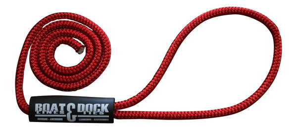 Boat Dock Fender Line - Premium Double Braided Nylon Rope, Made in USA- 2 pack