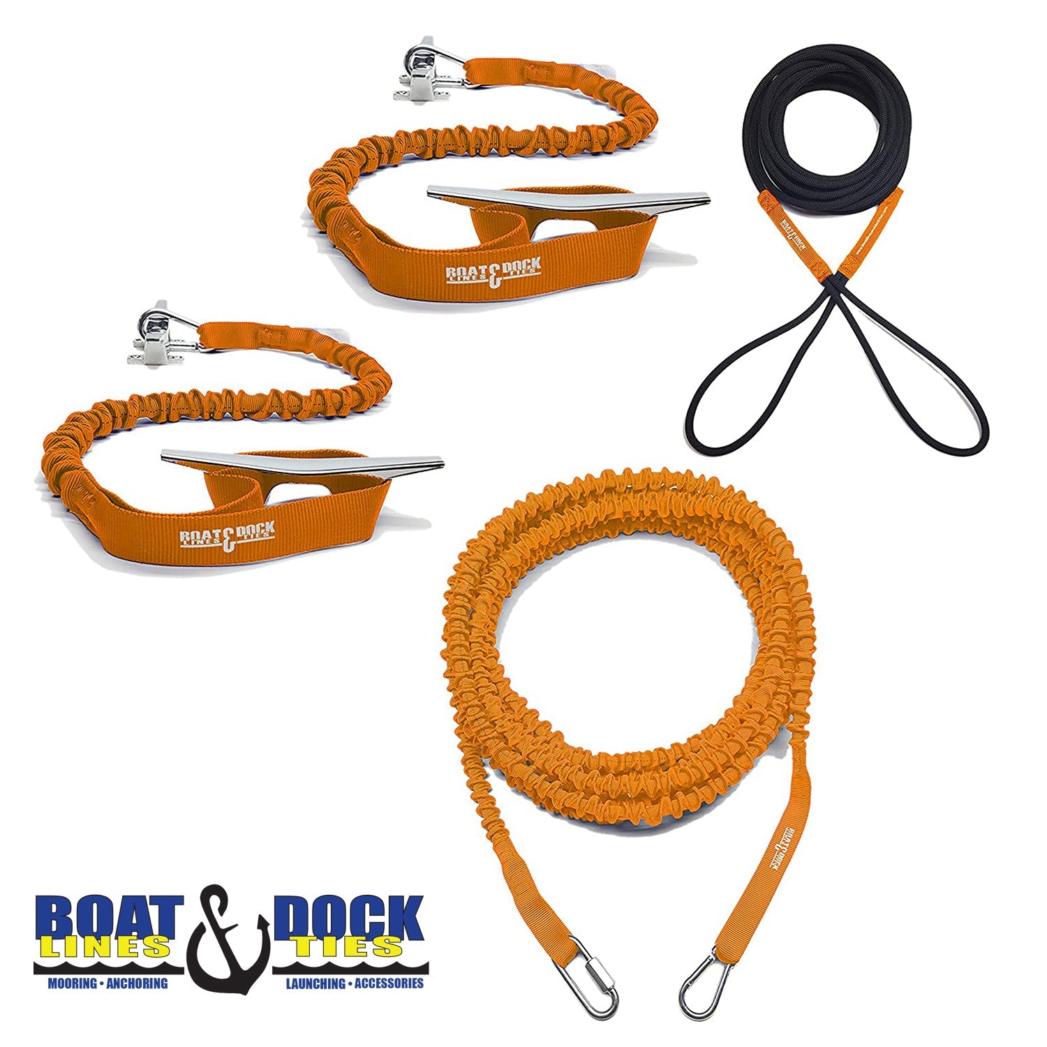 Ultimate Boaters Kit- Hook and Loop Dock Ties, Anchor Bungee and Docki –  Used Pontoon Boats For Sale